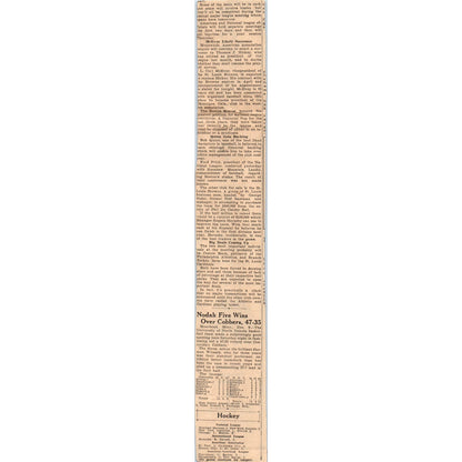 John W. Thomas Co Dept Store 2x13" 1935 Minneapolis Journal Advertisement D10