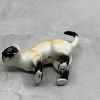 1950s Bone China Siamese Cat Miniature Japan 2" SE2-3