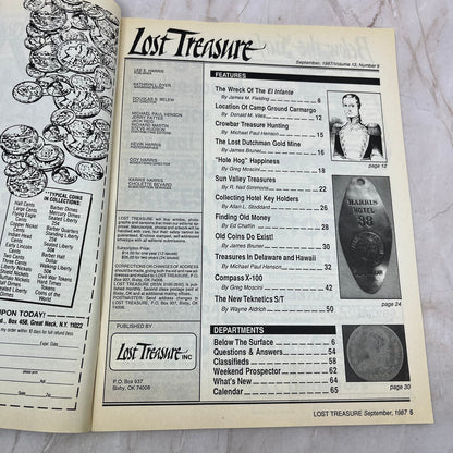 1987 Sept - Lost Treasure Magazine - Treasure Hunting Gold Prospecting M15