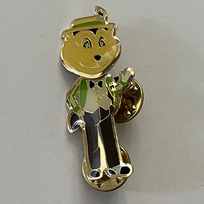 Vintage Minnesota State Fair Fairchild Gopher Bobblehead Enamel Pinback TB7-PB3