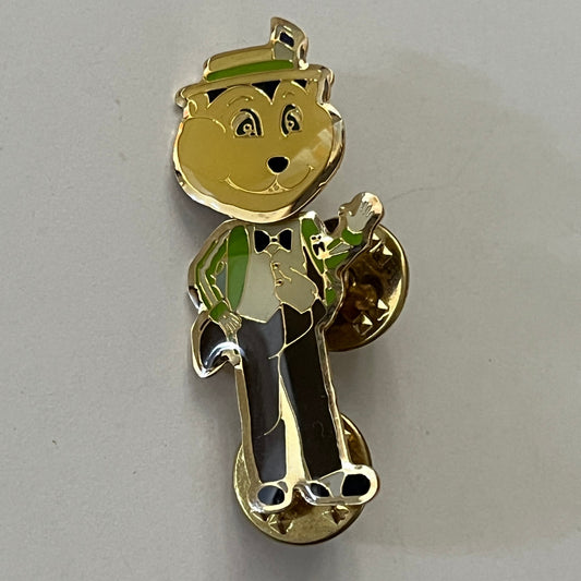 Vintage Minnesota State Fair Fairchild Gopher Bobblehead Enamel Pinback TB7-PB3