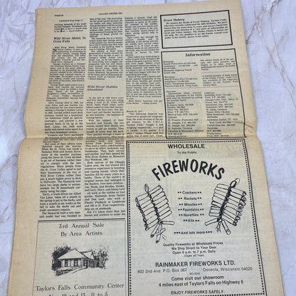 1983 Summer The Dalles Visitor Newsletter St Croix Falls WI Taylors Falls MN M11
