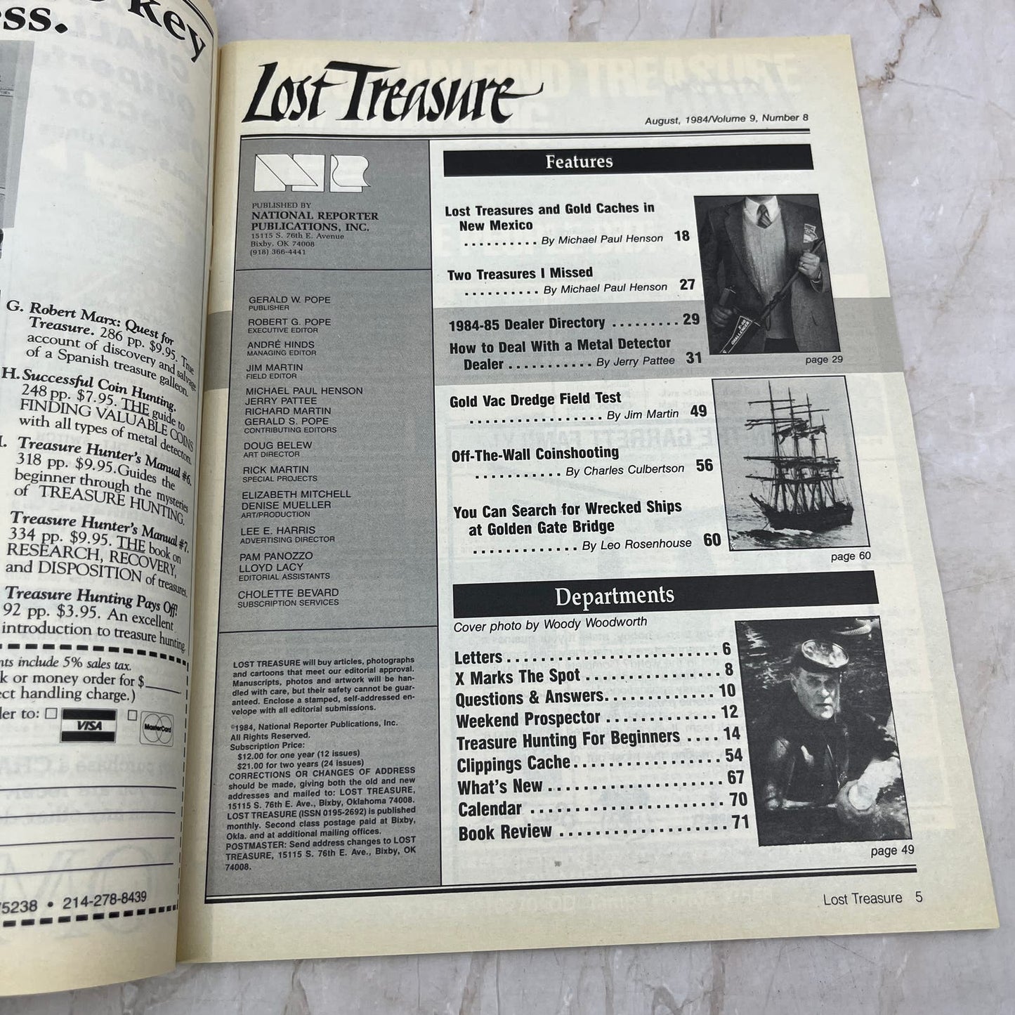 1984 Aug - Lost Treasure Magazine - Treasure Hunting Gold Prospecting M15