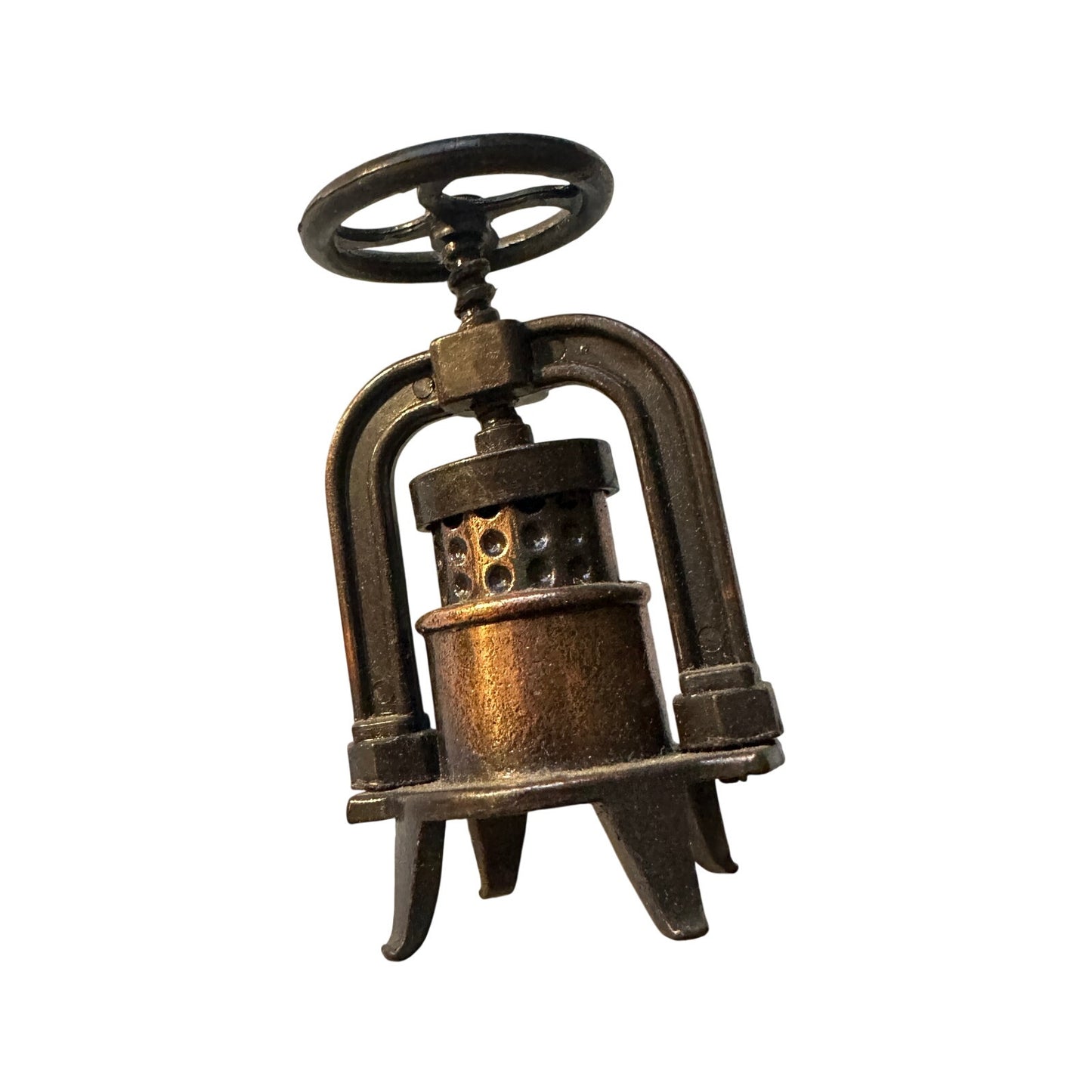 1970s Cider Press Pencil Sharpener w Box Dollhouse Miniature SC8