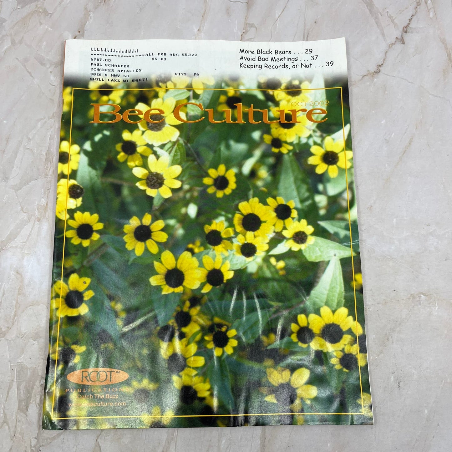 2002 Oct - Bee Culture Magazine - Bees Beekeeping Honey M9