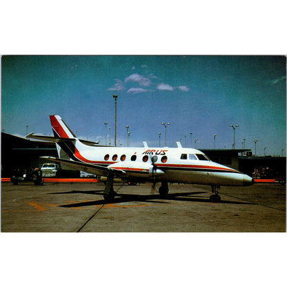 AIR US Handley Page Jetstream 3 Vintage Postcard PC3