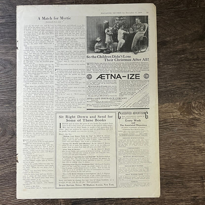 1916 Dromedary Dates - A Christmas Feast Hills Bros Magazine Ad 10x14 V3