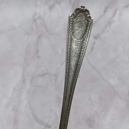 Antique Viceroy Plate Cameo Pattern Spoon 6.5" Vintage Silverplate TC5-OS-5