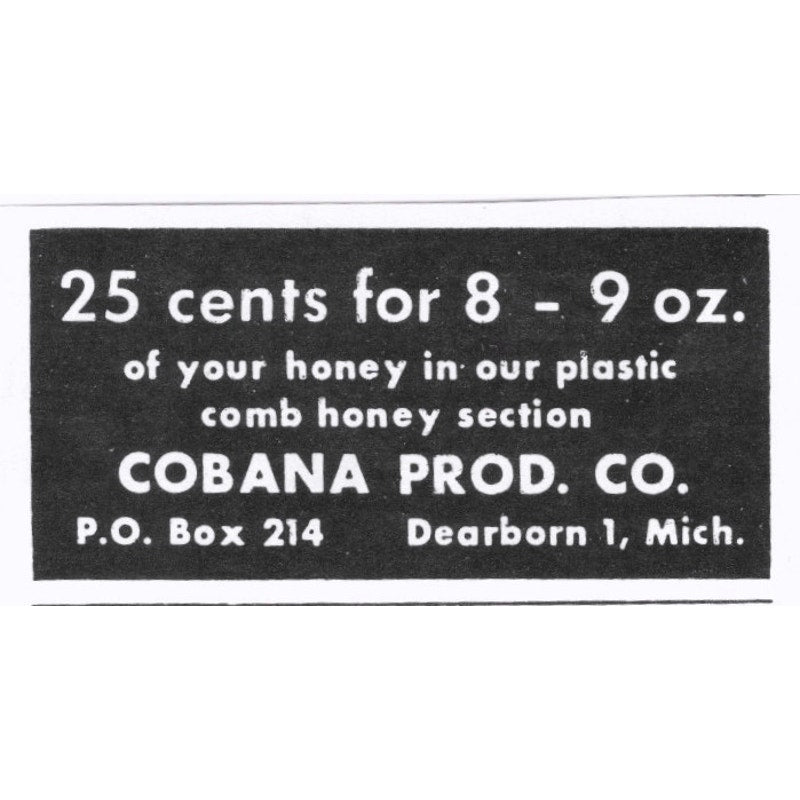 Cobana Prod Co Bee Supplies Dearborn MI 1964 Magazine Ad AK6-S15