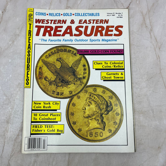 1987 July - Western & Eastern Treasures Magazine - Treasure Hunting Gold M12