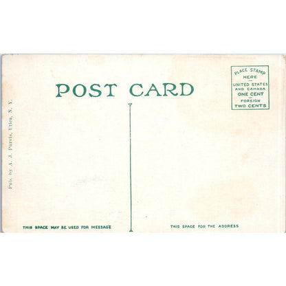 Masonic Home and Drive Utica NY Antique Unused Postcard PC7