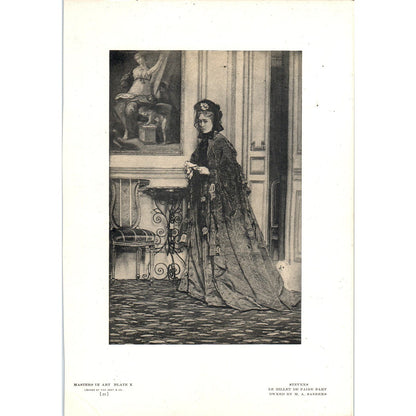 Le Billet De Faire Part - Stevens c1905 Art Print D15