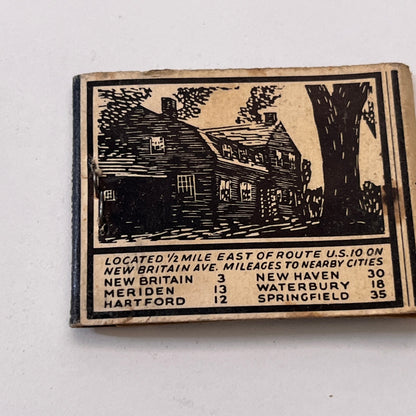 John Cooke's Plainville John W Kirkham Antoinette Deppeler Matchbook TB8-MB3-7