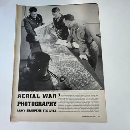 Aerial War Photography Col Goddard Wright Field 5 Pages 1940s WWII Article V30-1