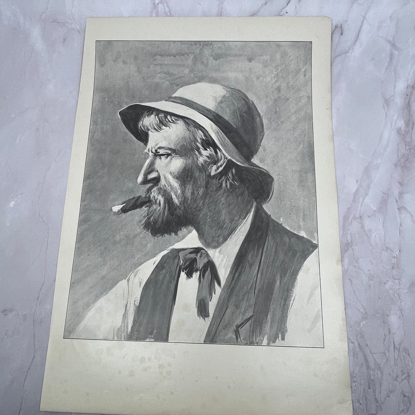 Abner Thompson - Original 1904 A.B. Frost Art Print V14-3