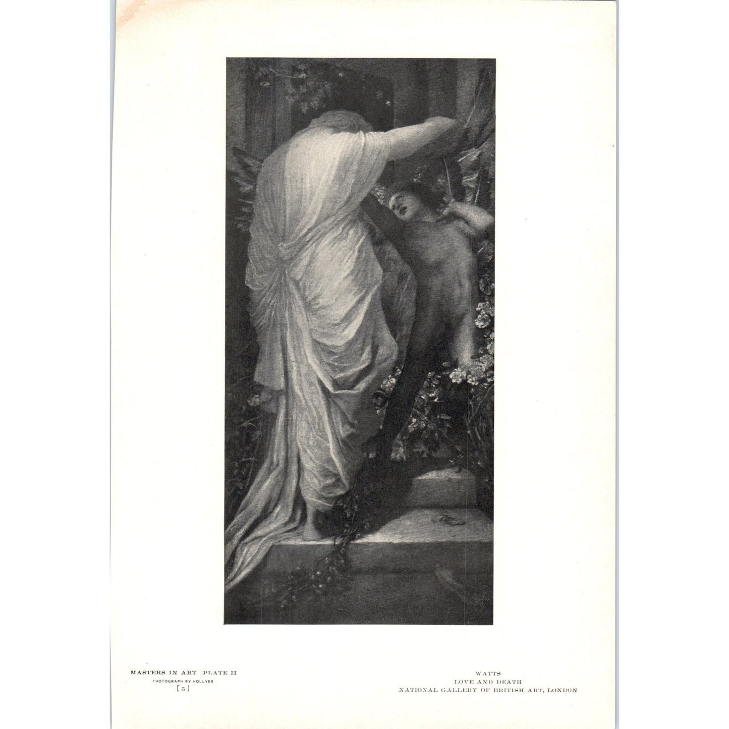 Love and Death - Watts c1905 Art Print D14