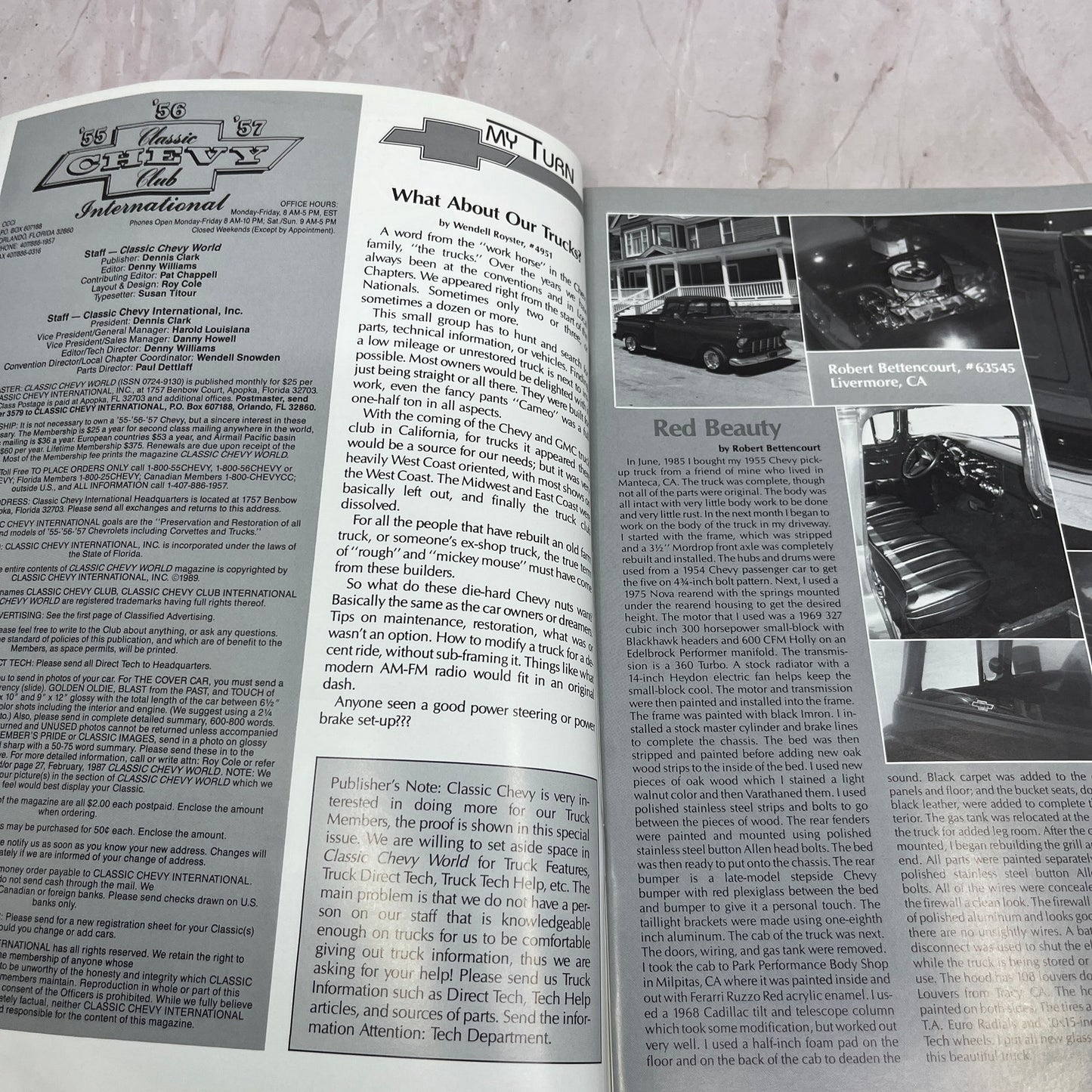 Fuel System Troubleshooting - '55, '56, '57 Classic Chevy World - Mar 1989 M31