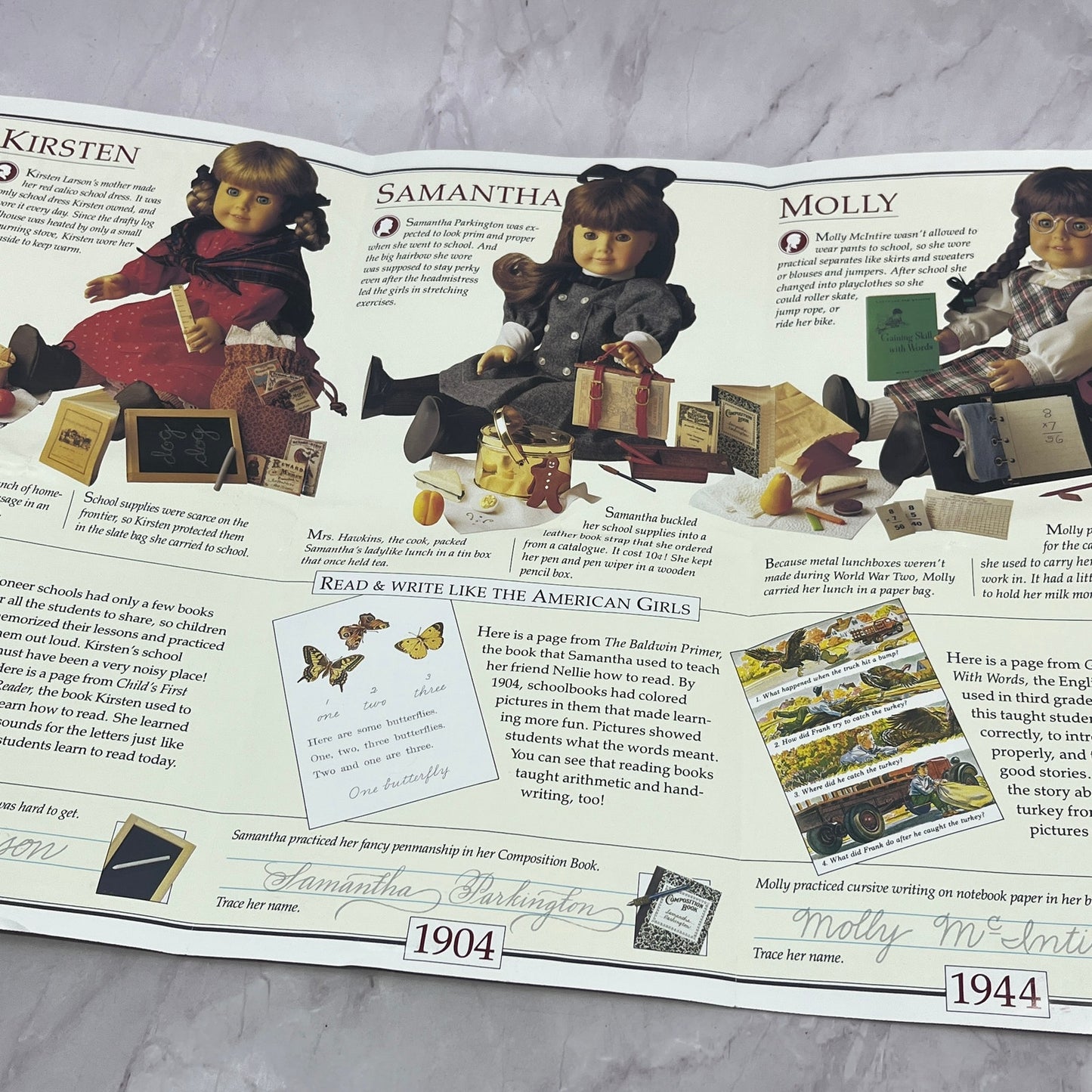 Original Pleasant Company American Girl 1990 School Issue Newsletter