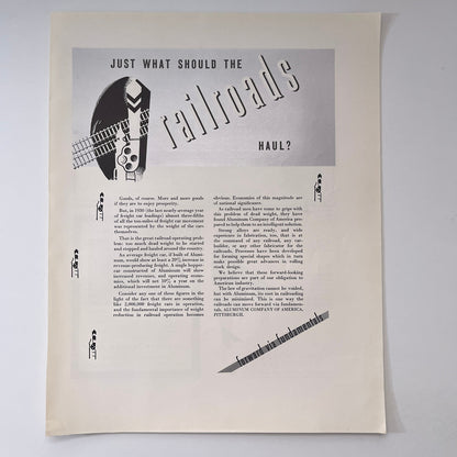 The Aluminum Company of America Pittsburgh 1935 Ad V1-5