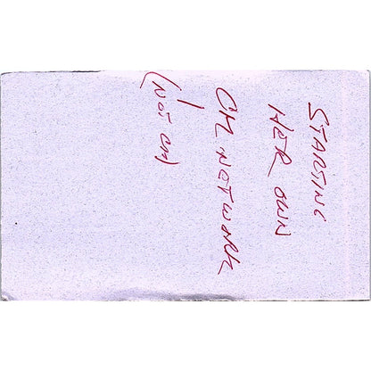 Boston Ivy Wendy Morales Shoreline WA Vintage Business Card TH2-B1