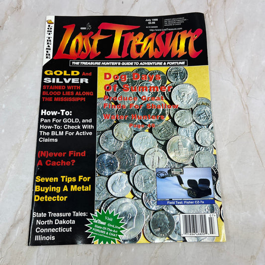 1998 July - Lost Treasure Magazine - Treasure Hunting Gold Prospecting M13