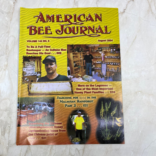 2004 August American Bee Journal Magazine Bees Beekeeping Honey M7