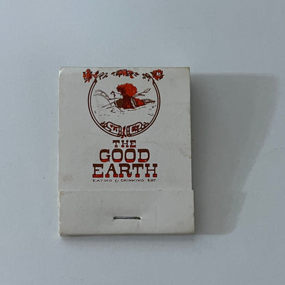 The Good Earth Restaurant Dickinson ND Holiday Inn Vintage Matchbook SC4-R7