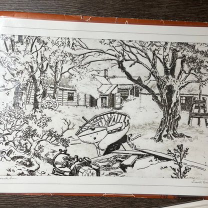 Lionel Barrymore Dinner Mat Set of 4 Navelli Cadillac-Oldsmobile Rome NY TH2