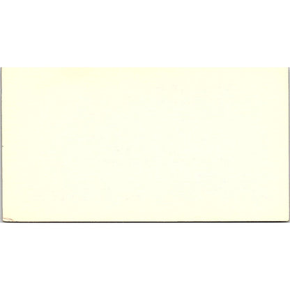 Forgery Prevention Paymasters James Steckel Portland Oregon Business Card SB4-B3