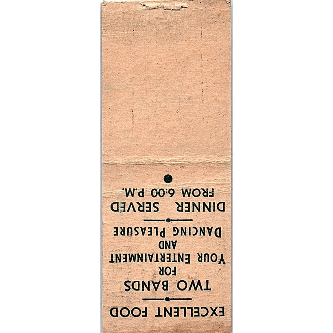 McKee Jungle Gardens Vero Beach FL Vintage Matchbook Cover SC7-Y4