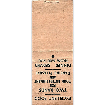 McKee Jungle Gardens Vero Beach FL Vintage Matchbook Cover SC7-Y4