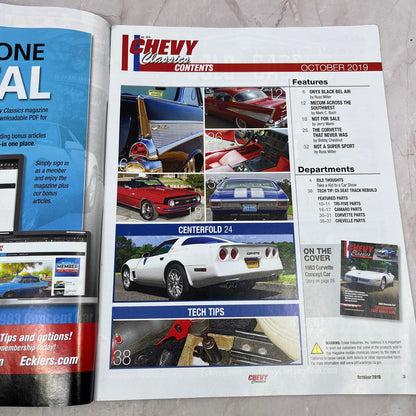 1983 Corvette Concept Car - Chevy Classics Magazine - Oct 2019 M29