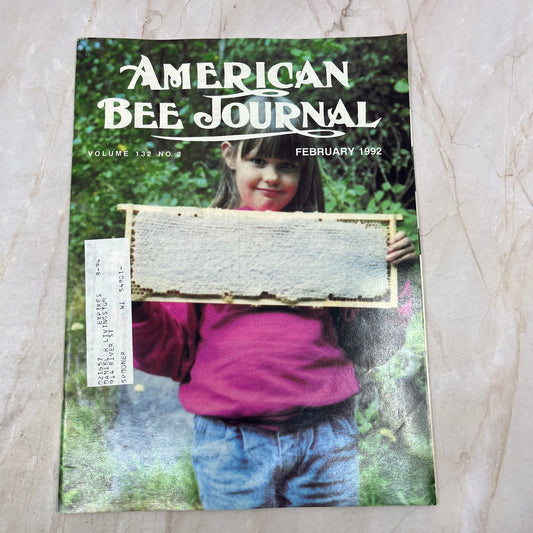 1992 Feb American Bee Journal Magazine Bees Beekeeping Honey M8