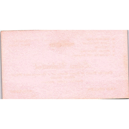 Irl F. DeFount Automotive Long Beach CA Vintage Business Card SE3-B14