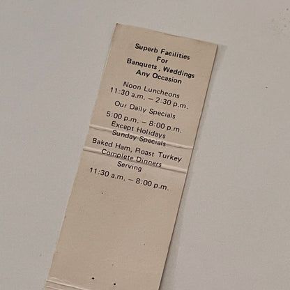 The Roxy Oshkosh WI Vintage Matchbook Cover TB6-MB2-2