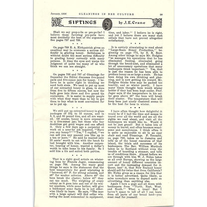From Foreign Lands by W.J. Nolan 5 Page Beekeeping Article 1926 AG3-9