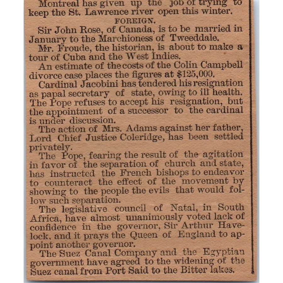 G.W. Fuller & Son Doll Carriages Allyn Hall Bldg Asylum St 1886 Ad AF7-E5