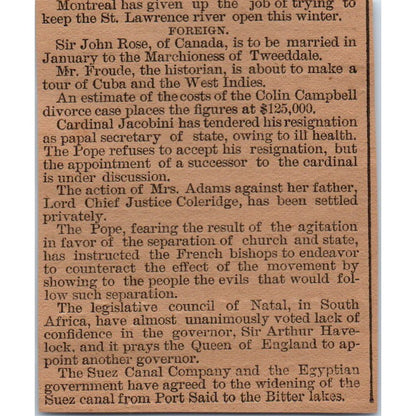 G.W. Fuller & Son Doll Carriages Allyn Hall Bldg Asylum St 1886 Ad AF7-E5