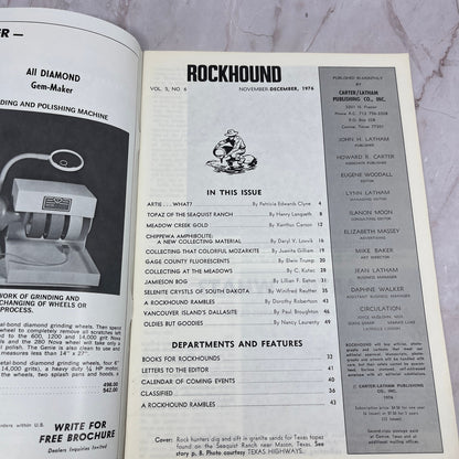 Seaquist Ranch Topaz Mozarkite - Rockhound Magazine - Dec 1976 M24