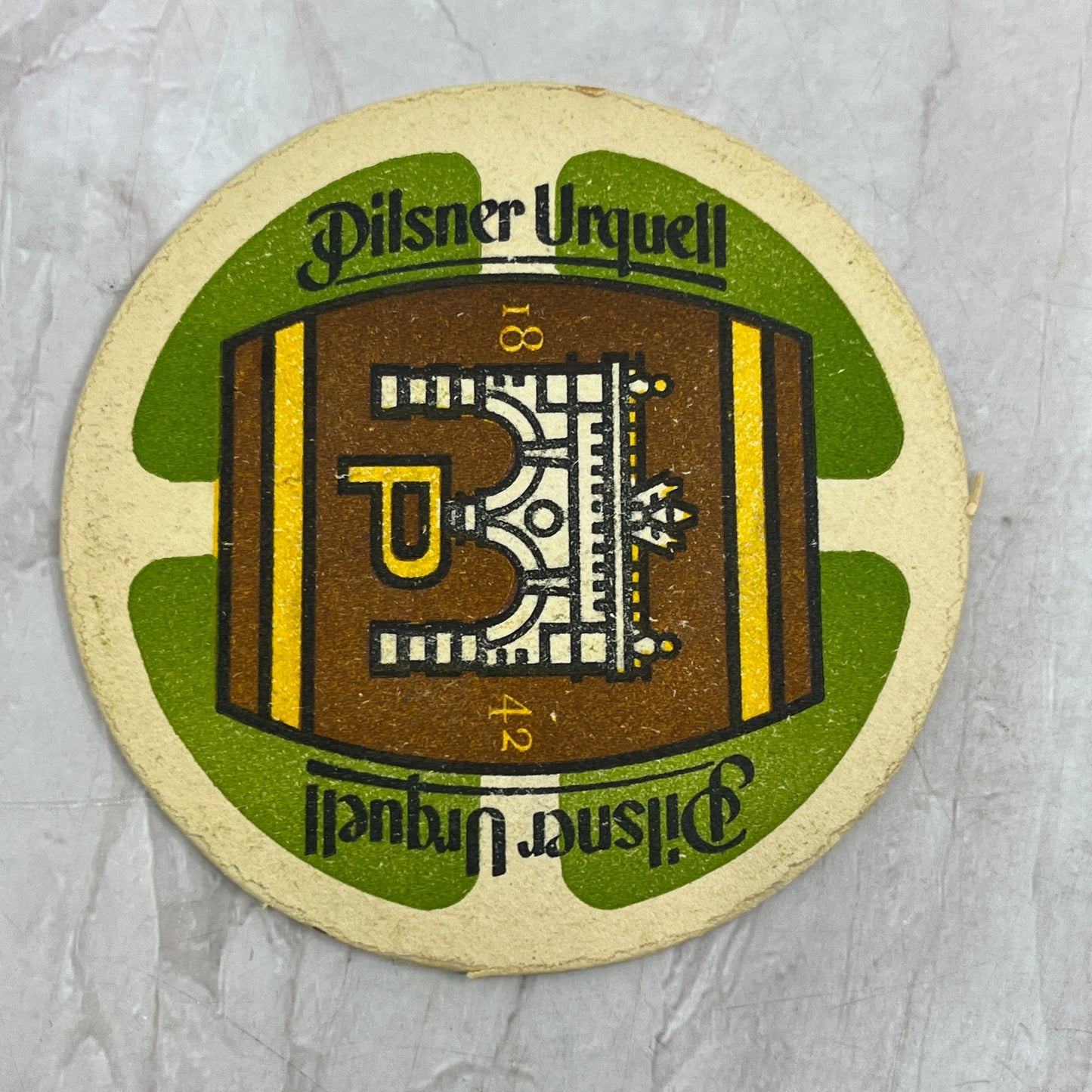 Vintage Pilsner Urquell Bier Zürich German Beer Coaster TJ5-CO1