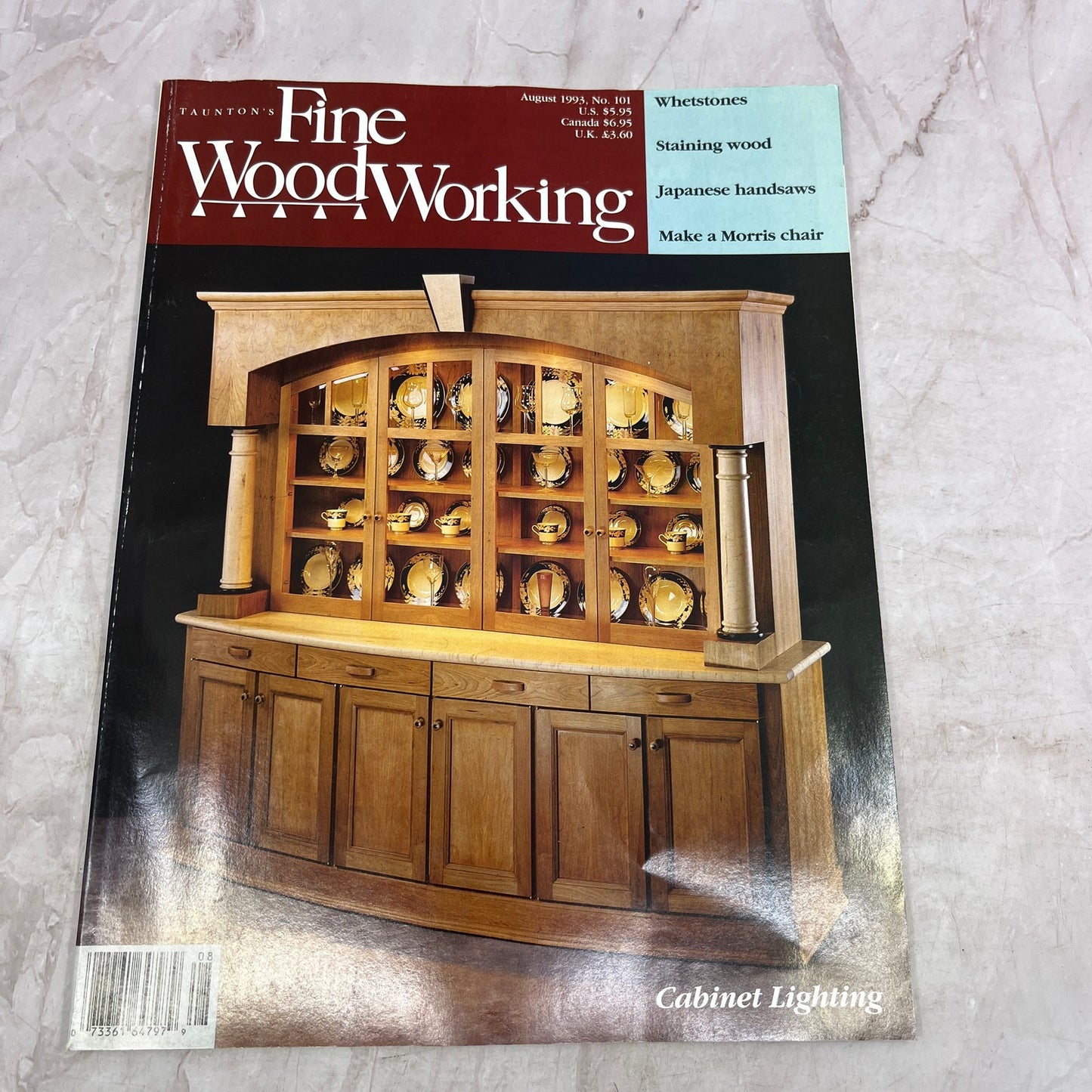 Cabinet Lighting - Aug 1993 No 101 - Taunton's Fine Woodworking Magazine M35