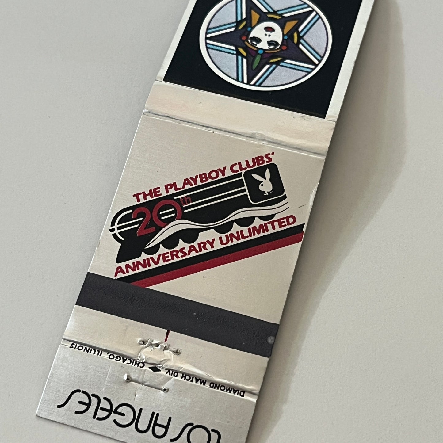 The Playboy Clubs 20th Anniversary Los Angeles Vintage Matchbook TB6-MB2-6