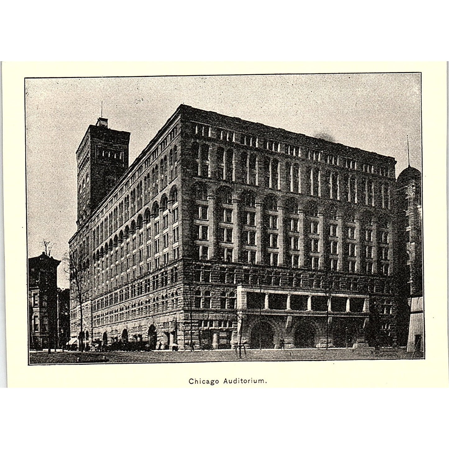 Chicago Auditorium 1892 Art Print AG2-9