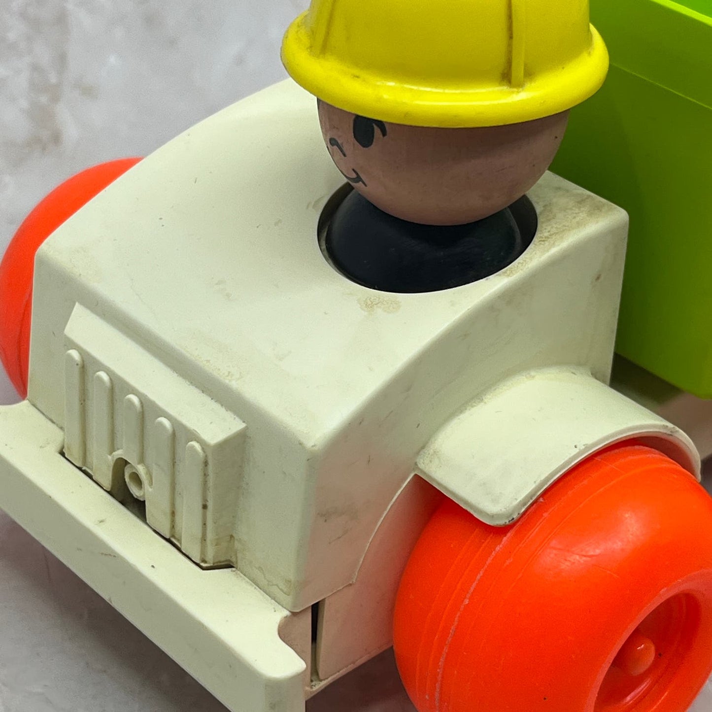 Vintage Toy Fisher Price Toys 156 Jiffy Dump Truck 1970 TE9