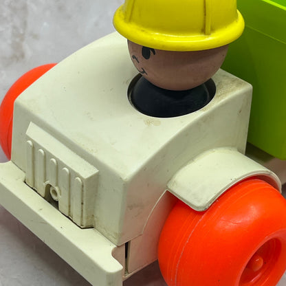 Vintage Toy Fisher Price Toys 156 Jiffy Dump Truck 1970 TE9