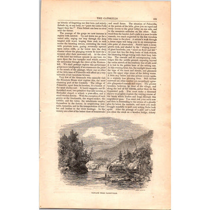 The Catskills by T. Addison Richards - 7 Pages 1854 Article I19