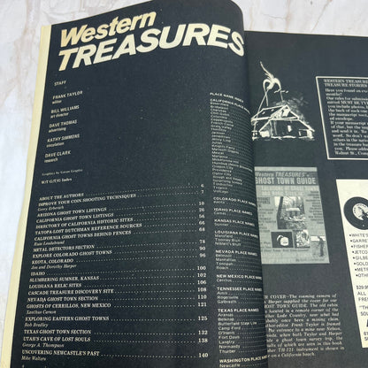 1973 Western Treasures Magazine Ghost Town Guide Ray Jefferson Treasure M18