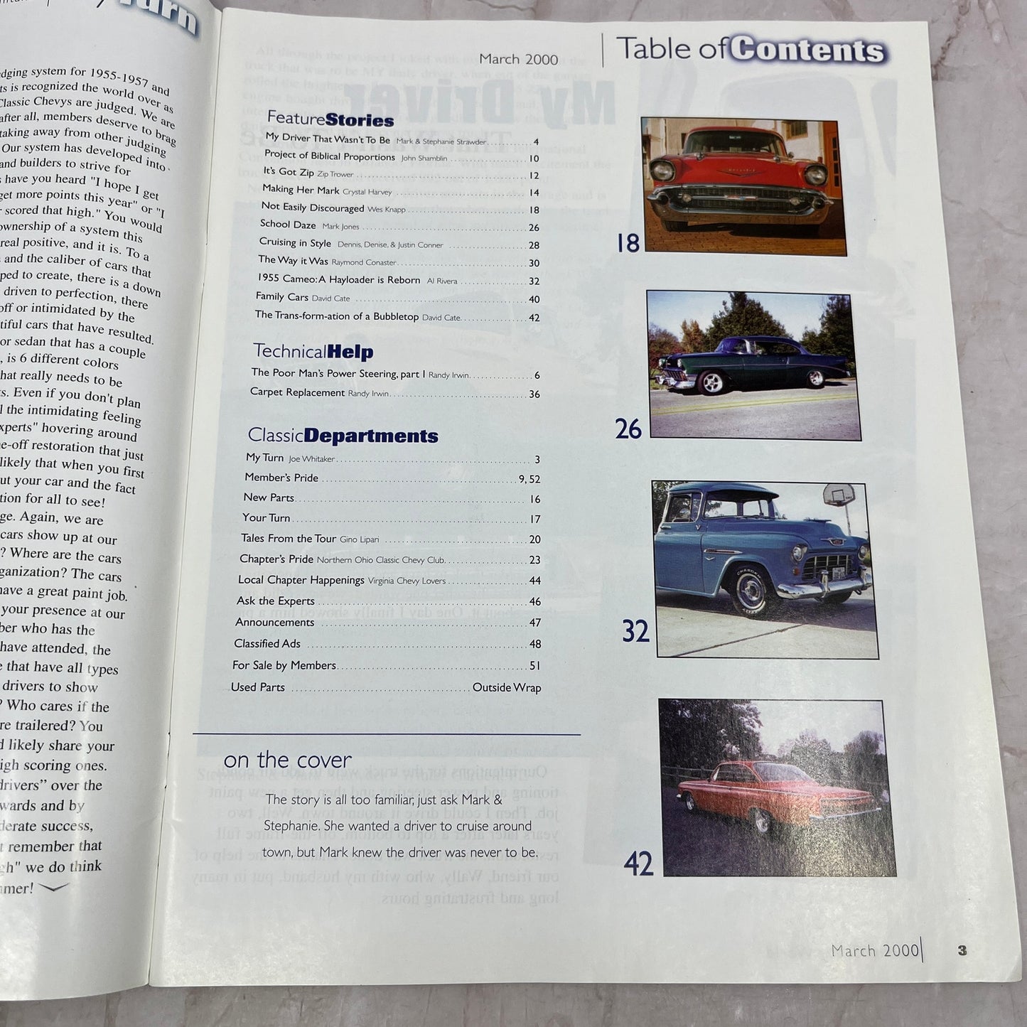Strawder Winter Garden FL - '55, '56, '57 Classic Chevy World - Mar 2000 M30
