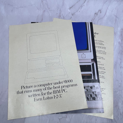 IBM Jr PC 6 Page Ad Catalog Home Computer 1984 Ad AF8-6