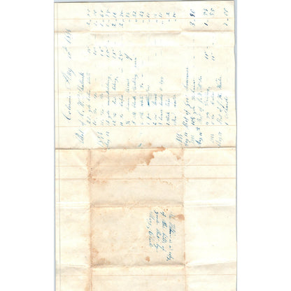 1844 Handwritten Receipt C.W. Shattuck Colrain MA Dickison Brattleboro VT AE6-O1